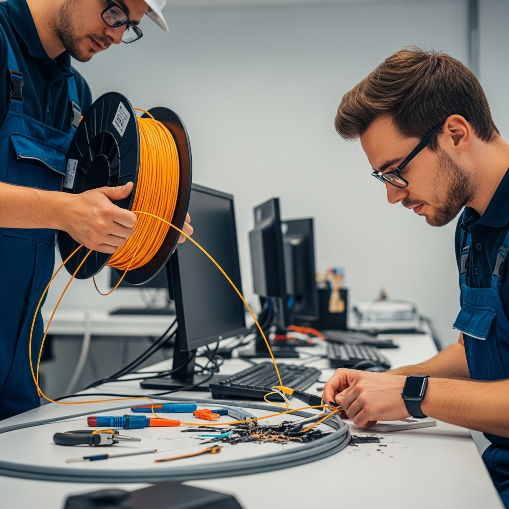 Fiber Kablo Çekimi ve İnternet Kablo Tamiri
