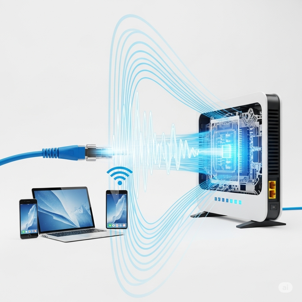 Fiber İnternet Çalışma Prensibi Fiber İnternet Çalışma Prensibi